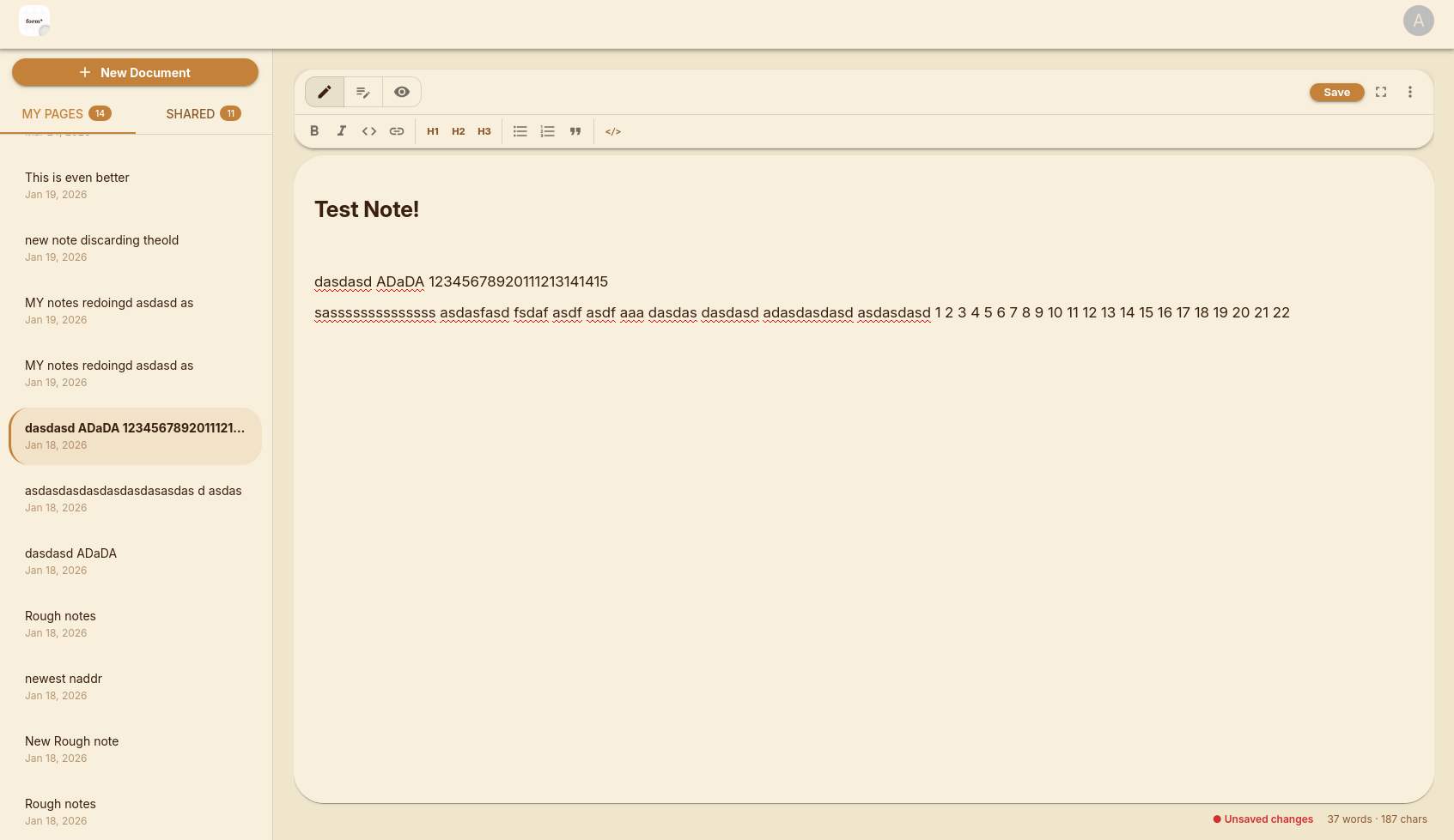 Cover image for The latest projects noted